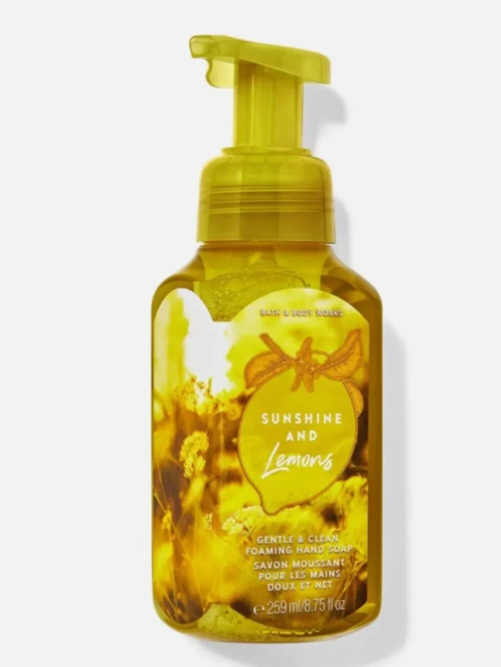 Bath and Body Works Sunshine and‎ Lemons Gentle Clean Foaming Hand Soap